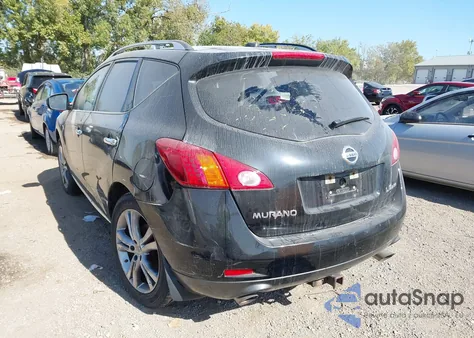 2009 Nissan Murano Le z USA, uszkodzony, nr VIN JN8AZ18WX9W210855